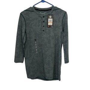 Under Armour Size Small Arden Green UA Threadborne 3/4 Sleeve Men's Shirt